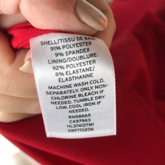 Chelsea28 Red Midi Dress - Picture 6 of 6